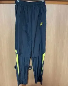 ASICS アシックスピステパンツ ブラック/イエロー　サイズ3XO