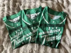 広島サンダーズ　開幕戦　ベースボールシャツ 3枚セット　非売品　バレーボール