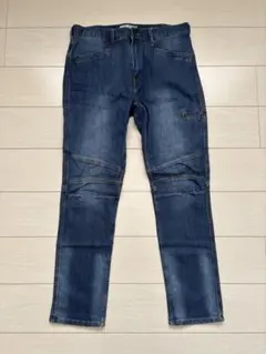 G06367 未使用品 AVIRE スキニー デニム パンツ：L インディゴ 