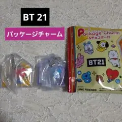 BT21 パッケージチャーム&チョコボーロ　TATA・KOYA【新品 未開封】