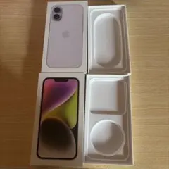 Apple iPhone 14 iPhone17 パープル 空箱