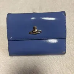 Vivienne Westwood 三つ折り財布ブルー