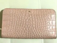 美品　長財布　ケイトスペイド　ピンク