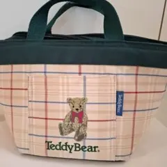 TeddyBear トートバッグ チェック柄訳ありのサムネイル