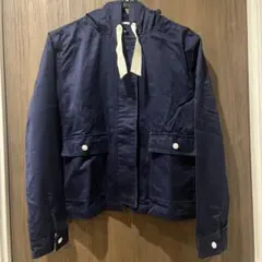 PETIT BATEAU フード付きジャケット ネイビー
