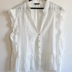 ZARA ノースリーブ ブラウス
