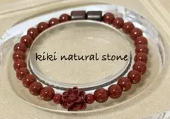 辰砂 蓮 ブレスレット 天然石 パワーストーン