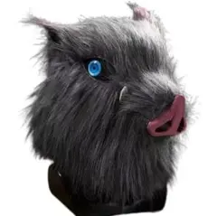 鬼滅の刃 - 鬼滅の刃 伊之助 被り物 USJ ユニバ　限定　タグ付き 鬼滅の刃 伊之助 被り物 USJ ユニバ 限定 タグ付き