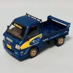 アオシマ 1/32 楽プラ スバルサンバートラック カスタム WRC仕様 完成品のサムネイル