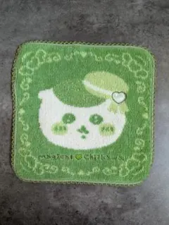 【新品】まじかるちいかわ　くりまんじゅう　タオルハンカチ　小さいやつ　グリーン