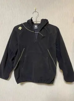 デサント　フリースジャケット　140　黒　野球