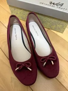 Oriental Traffic バレエシューズ　ベロア　37