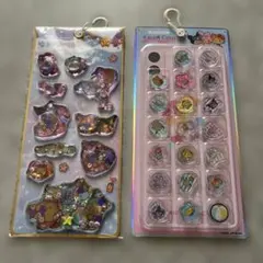 サンリオ　ウォーターシール　ナイト　 おはじきシール　キティ　マイメロ　クロミ