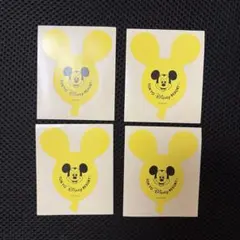 東京ディズニーリゾート ミッキーバルーンステッカー　4枚セット