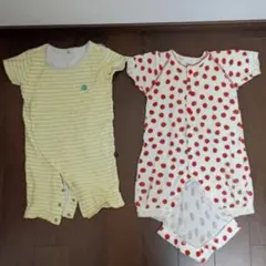 半袖ロンパース　2枚のサムネイル