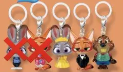 【美品】ズートピアめじるしアクセサリー2 3個セット