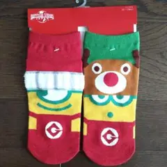 USJ ミニオン 靴下 クリスマスバージョン