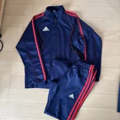本日お値下げ　adidas ジャージ ネイビー/レッド