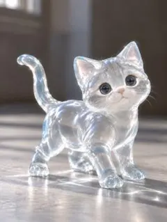 猫　デジタルアート　写真L版