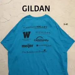 GILDAN Tシャツ 企業ロゴ　カレッジ系