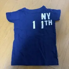 デニムダンガリー　Tシャツ　100のサムネイル