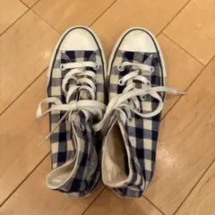 CONVERSE ALL STAR ギンガムチェック柄 ハイカットスニーカー