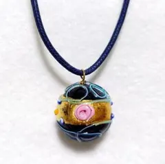 ベネチアングラス　ネックレス　ペンダント　ムラーノ　イタリア