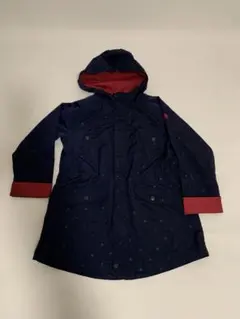 キッズTHE NORTHFACE マウンテンパーカー ドット柄 ネイビー ピンク