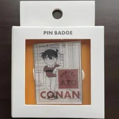 名探偵コナン スリーコインズ ピンバッジ 缶バッジ 江戸川コナン CONAN