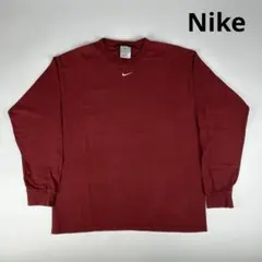 90s NIKE ナイキ スウォッシュ ワンポイント ロンT