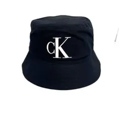 ラスト1点☆新品☆Calvin Klein バケットハット 黒 cKロゴ刺繍
