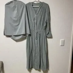 URBAN RESEARCH グレー シャツワンピース 38