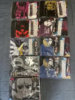 ワンピース、僕のヒーローアカデミア一番くじタオル 9枚セット