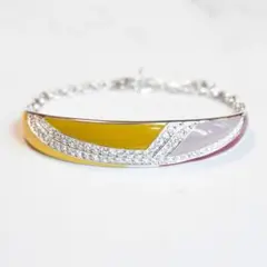 SWAROVSKI スワロフスキー クリスタル バングル ブレスレット スワン