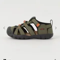 KEEN リトルキッズ シーキャンプ ツー サンダル OLIVE 19.5cm