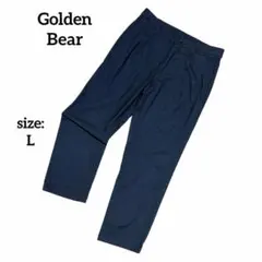 【美品】 ゴールデンベア スラックス テーパードパンツ ストライプ ストレッチのサムネイル