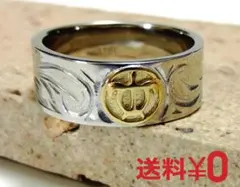 【SALE】ハワイアンジュエリー　ホヌ　シルバーリング　メンズ　リング　指輪