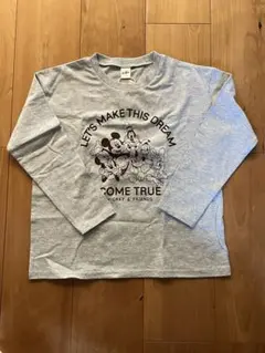 ベビー　ミッキー＆フレンズ 長袖Tシャツ グレー 130cm 新品未使用
