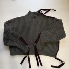 EMODA グレーハイネックショートセーター