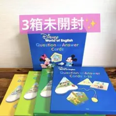 ほぼ未使用★Q＆Aカード　リニューアル最新版　ディズニー英語システムDWE