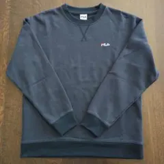 FILA ネイビー クルーネック トレーナー Sサイズ