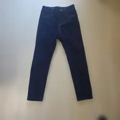 UNIQLO　ダークブルー スリムフィット 長ズボン110