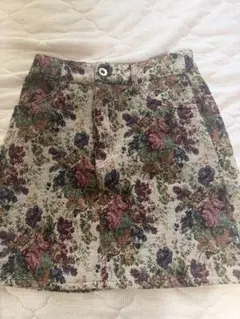 apres jour 花柄ミニスカート サイズF