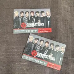 GENERATIONS フォトカード2セット