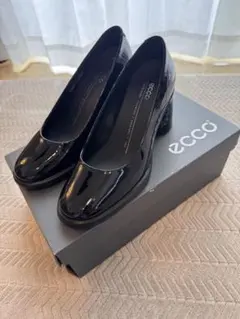 【最終価格】ECCO ブラック ヒールパンプス サイズ７(23.5cm)