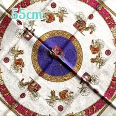 ꕤ︎︎未使用ꕤ︎︎セリーヌ ハンカチ 馬車 タッセル マカダム 王冠 紋章 透かし 大判