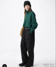 チノバレルレッグタックパンツgu