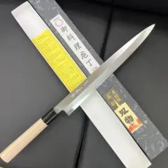 尺二 柳刃 包丁 和包丁 源正吉 黒水牛柄 刺身包丁 - メルカリ