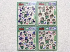 【忍たま乱太郎チェリジェムステッカー4点】キャラクターぷくぷくシール 72-75