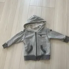 DOUBLE.B フード付きトレーナー 80サイズ グレー